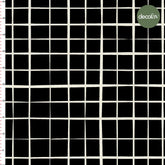 Modern Plaid Black Ground Patterned Digital Printed Fabric